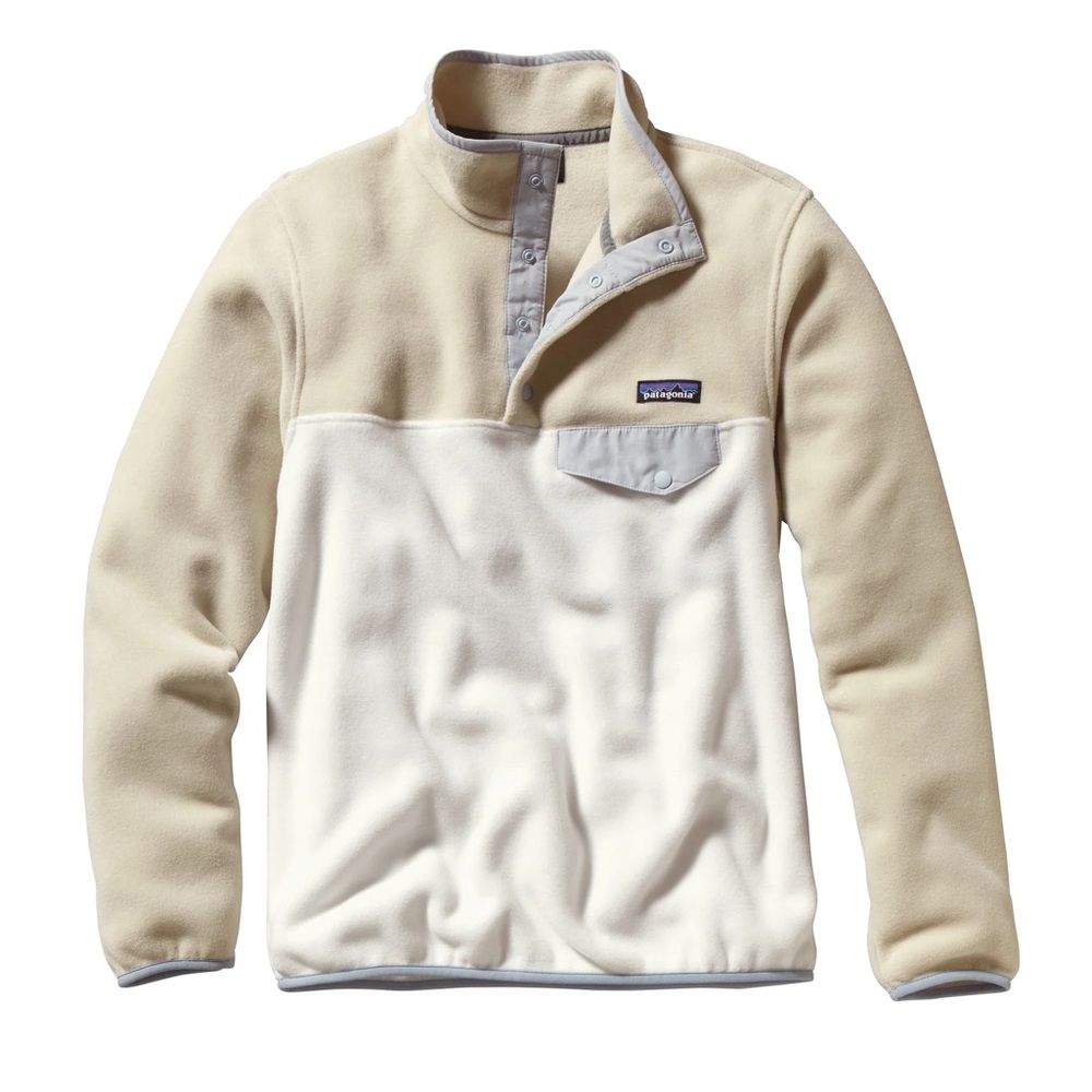 Patagonia Women’s Lightweight Synchilla® Snap-T® Pullover Cream/White Size M